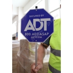 Reflective Aluminum Sign - Reflective ADT Yard Sign